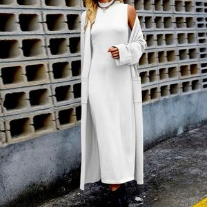 Dress and Cardigan Set